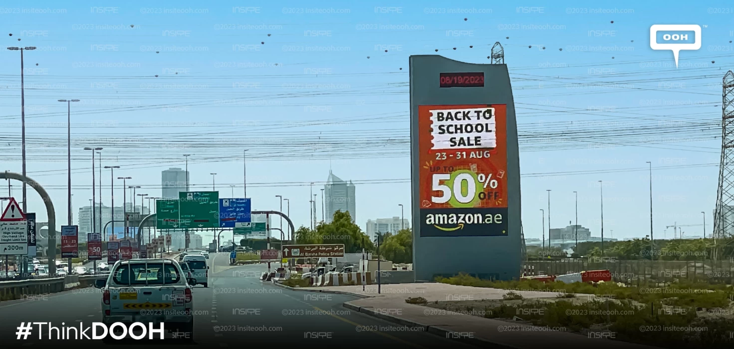Amazon Returns to UAE's OOH Scene with a Global BacktoSchool Campaign
