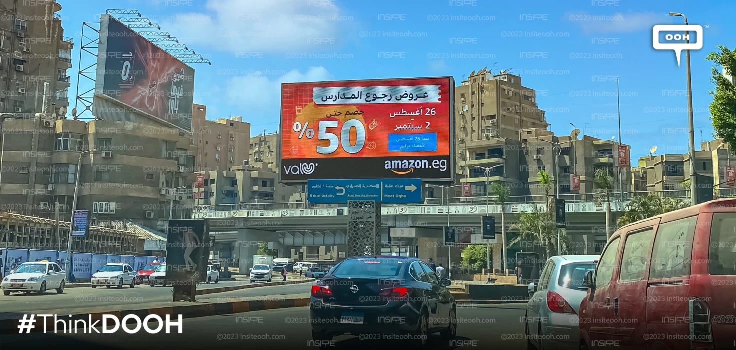 Amazon's Back-to-School Promotional Global OOH Campaign Visits Greater Cairo