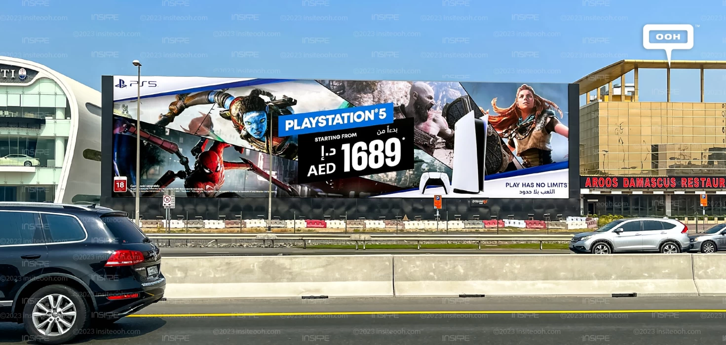 PlayStation®5 Outdoor Campaign in Dubai to Enter You in a Limitless Play World