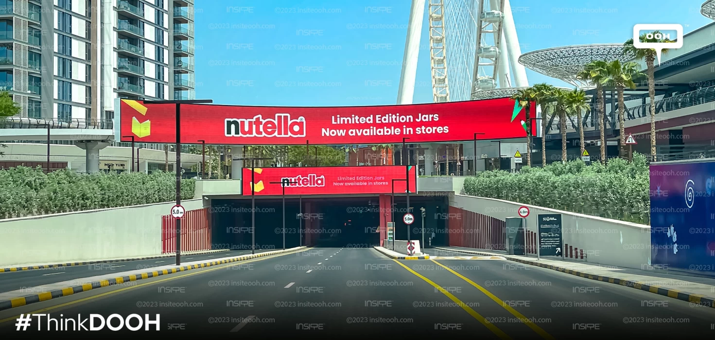 Going Back-To-School Has Never Been Sweeter: Nutella’s DOOH Campaign in UAE