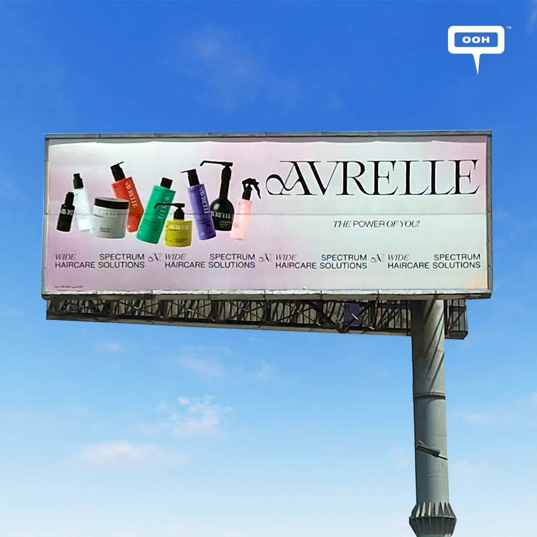 A Powerful Out-of-Home Campaign to Reveal Avrelle's Haircare Products