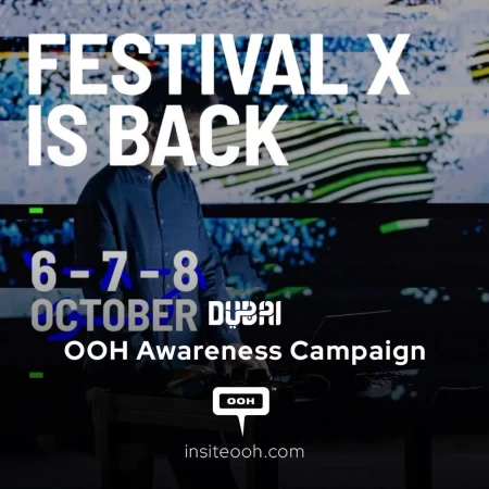 Festival X, Where Arts, Science, and Tech Intersect! The Dates on Dubai Calendar's OOH
