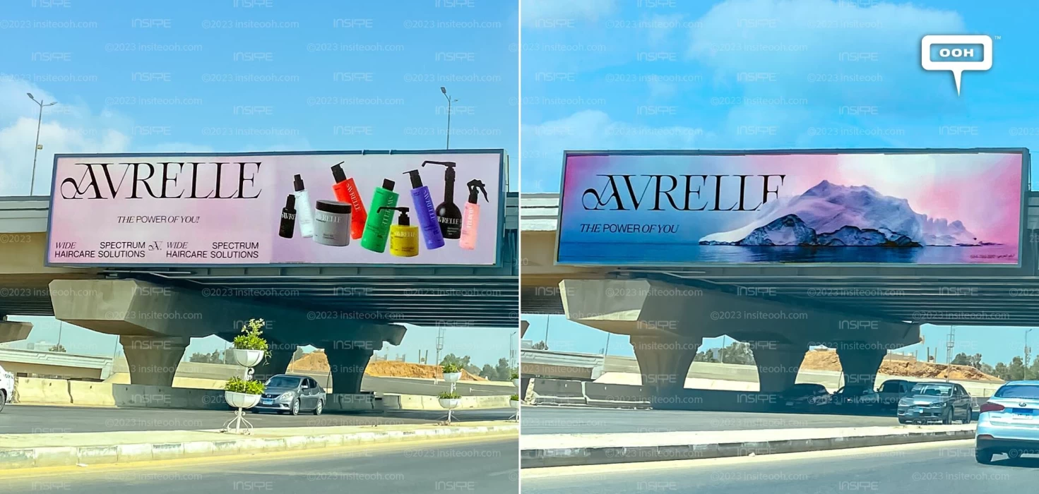 A Powerful Out-of-Home Campaign to Reveal Avrelle's Haircare Products