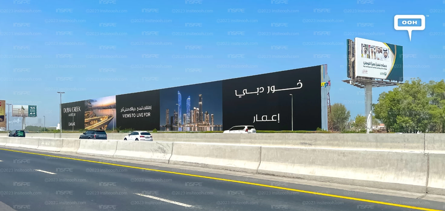 Views to Live For at Dubai Creek Harbour by Emaar Occupy Dubai’s Billboards