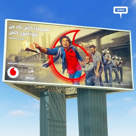 Vodafone Presents Mahmoud El Bezzawy & Essam Sasa on Cairo’s OOH with Cashback!