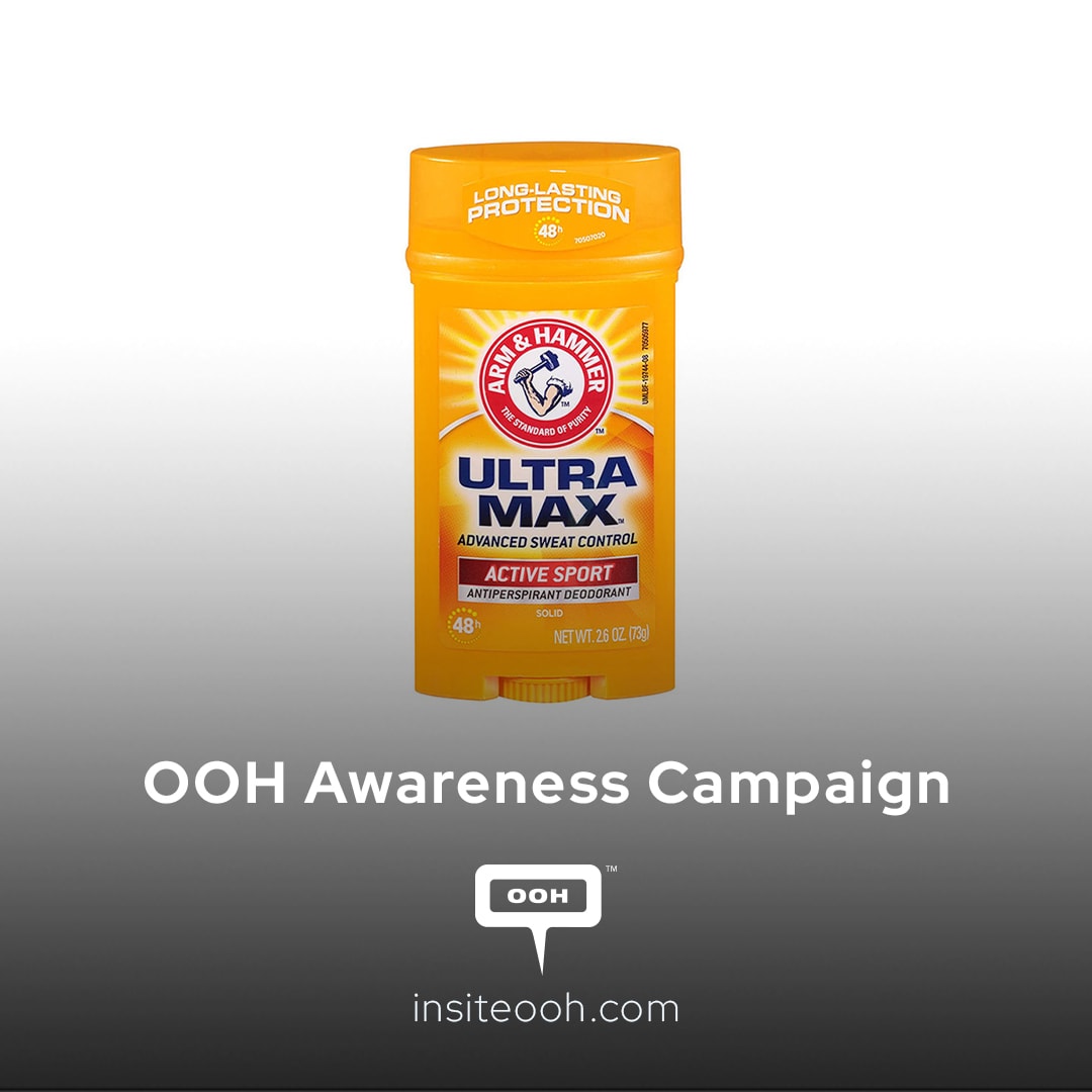 Creative OOH Campaign in Dubai to Promote Arm & Hammer Ultra Max for 48 Hours Protection