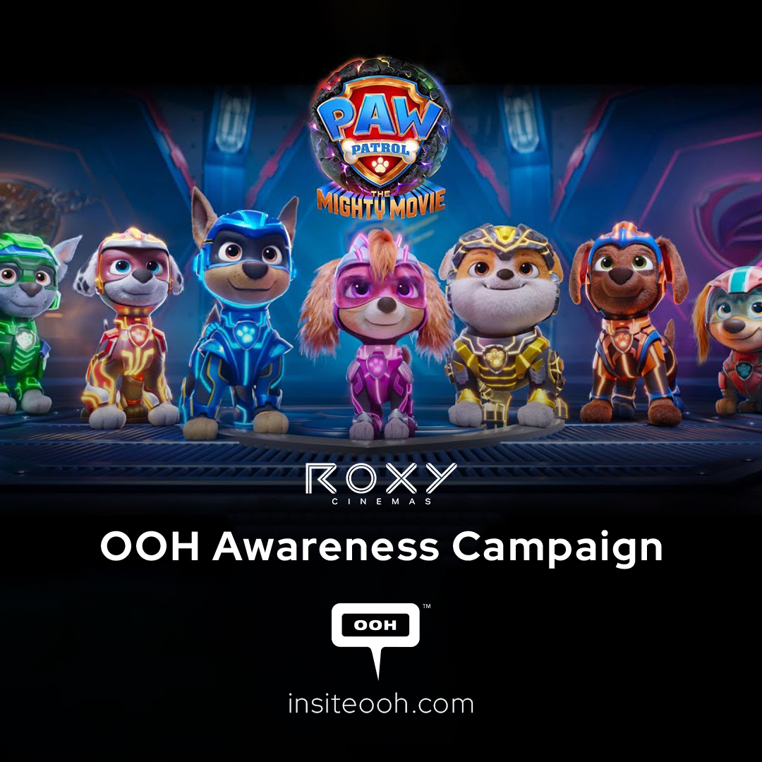 Paw-Some DOOH in Dubai to Announce the PAW Patrol: The Mighty Movie Release