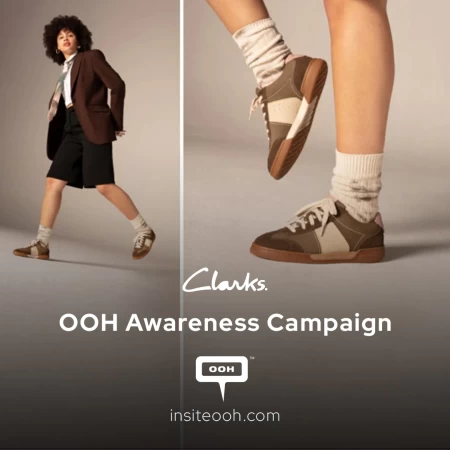 Clarks’ Like No Other Sneakers Campaign Accentuates on Dubai OOH