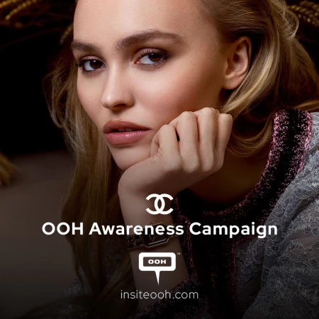 Lily-Rose Depp Poses for Chanel's Édition Originale Watch on Emarati's DOOH