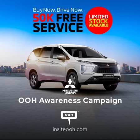 Mitsubishi Motors Has Your Back! UAE OOH Announces 50K Free Service