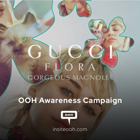 A Blooming Appearance for Gucci Flora on Dubai’s Digital OOH