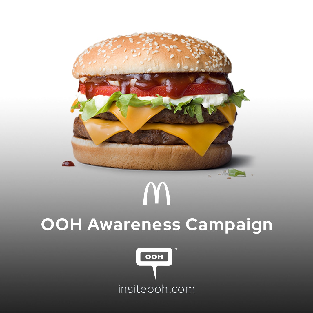 McDonald’s McFeast!  Where the Ad Is a Feast for the Senses OOH in UAE