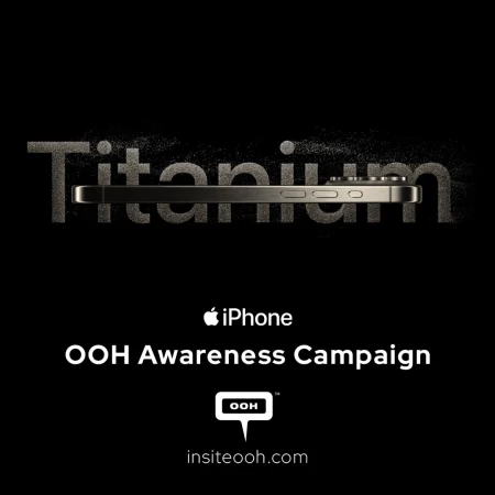 iPhone 15 Pro, the Titanium Version Just Landed on UAE's OOH