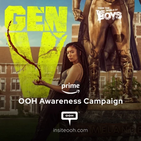 An OOH Campaign by Amazon Prime to Promote the Series Gen V on UAE's OOH