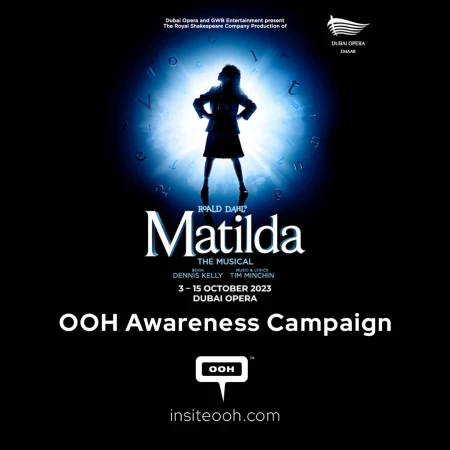 Dubai Opera Launches OOH Campaign to Promote Matilda The Musical