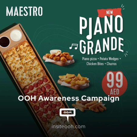 Piano Grande by Maestro Pizza to Drench us with Offer on UAE's OOH