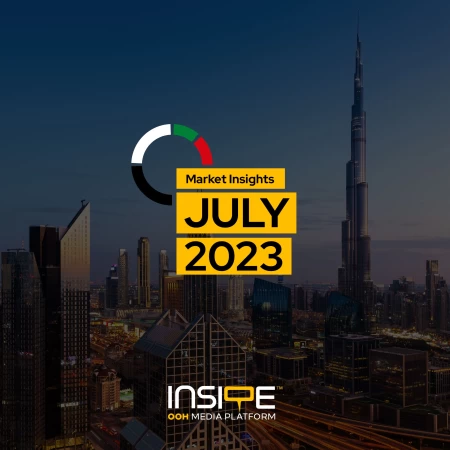 July 2023 Sees 8% Rise in UAE Hospitality & Tourism OOH Campaigns
