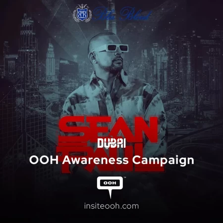 Dubai Calendar Lights Up Dubai’s DOOH Announcing Sean Paul's Upcoming Performance