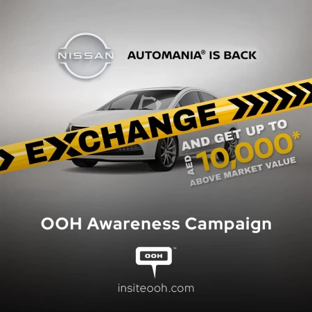 Nissan's Automania Is Back on UAE's Billboards! AW Rostmani Turns Heads Again