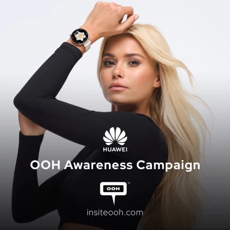 Huawei GT 4 Teams Up with Pamela Reif and Sir Mo Farah to Dominate UAE's OOH Scene