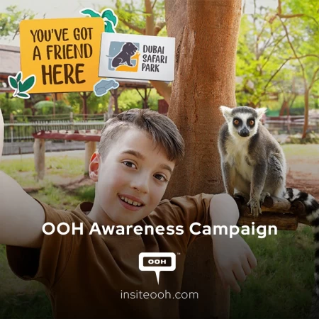 You Have a Friend at Dubai Safari Park, a DOOH Campaign Connects Visitors with Wildlife