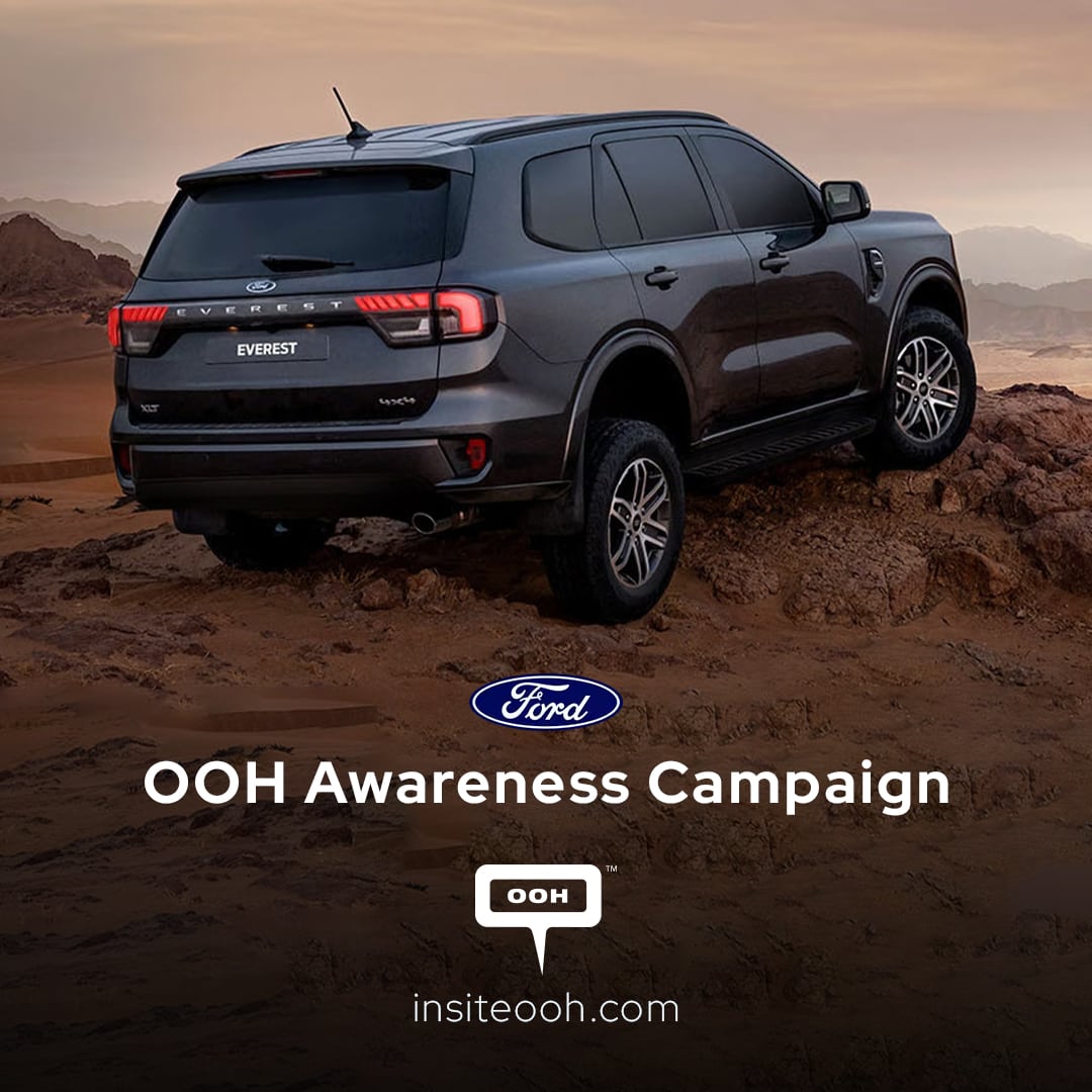 Embrace Life Adventures on UAE's Billboards by Ford Next-Gen Everest
