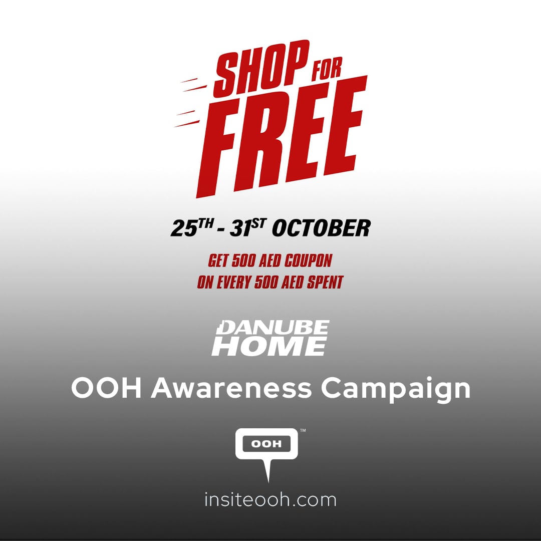 Danube Home's 'Shop for Free' Ruling Dubai's Out-of-Home Scene