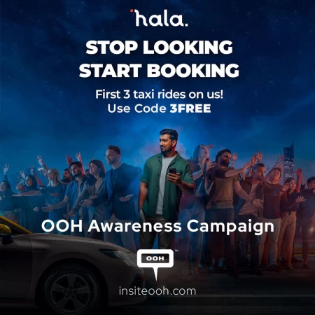 Hala Drives New OOH Campaign into Dubai’s Arena For a Stress-Free Commute