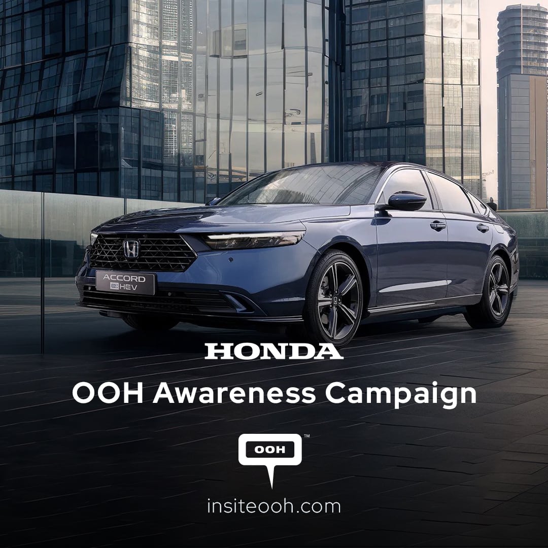 The All-New Honda Vehicle Is Unleashed Accord-ing to UAE’s OOH Campaign