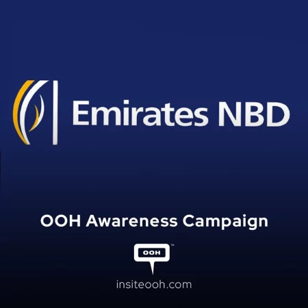 Emirates NBD's Loans to Give Back! A Blue Trustworthy Billboards in Emirates to Confirm