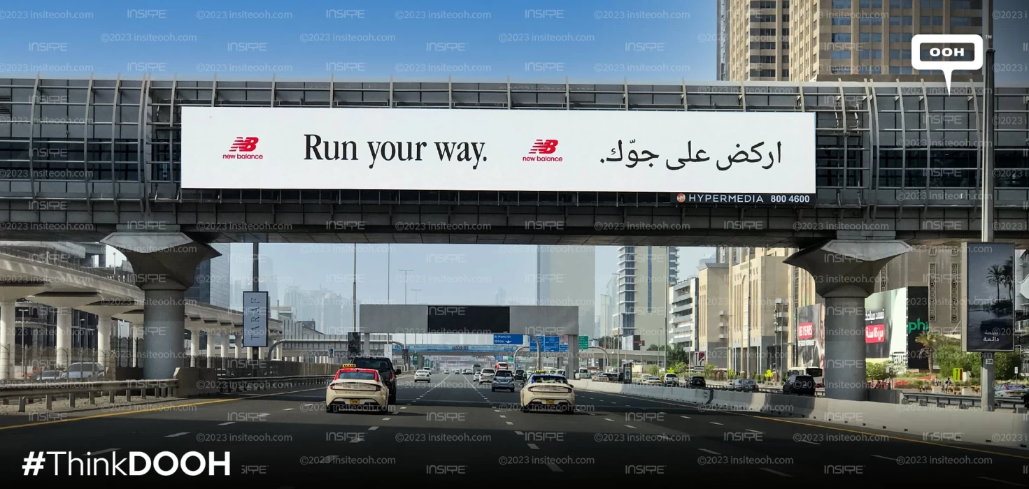 New Balance's Out-of-Home Campaign on Dubai’s Roads to Run Your Way