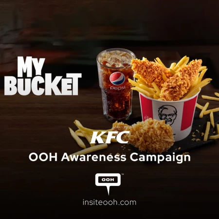 KFC's Newest Out-of-Home in Dubai to Promote the Delicious Bucket
