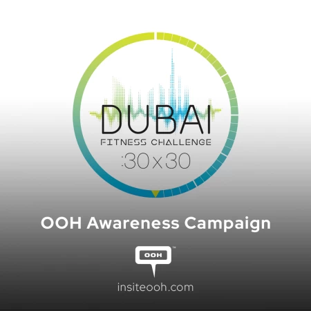 Dubai's Fitness 30 x 30! Motivate Audiences to Conquer Stress Challenge on Dubai billboards