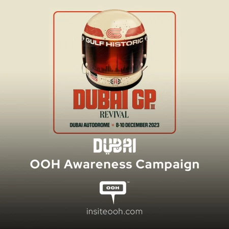The Third Edition of Dubai GP Revival Runs on DOOH Campaign in Dubai