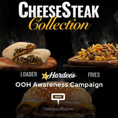 Hardee’s Appeared on UAE's OOH Celebrate the Delectable Cheese Steak Collection