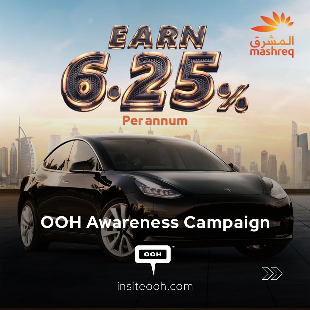 Mashreq Bank, Win %6.25 Now! a Promotional OOH Campaign to Spread The News
