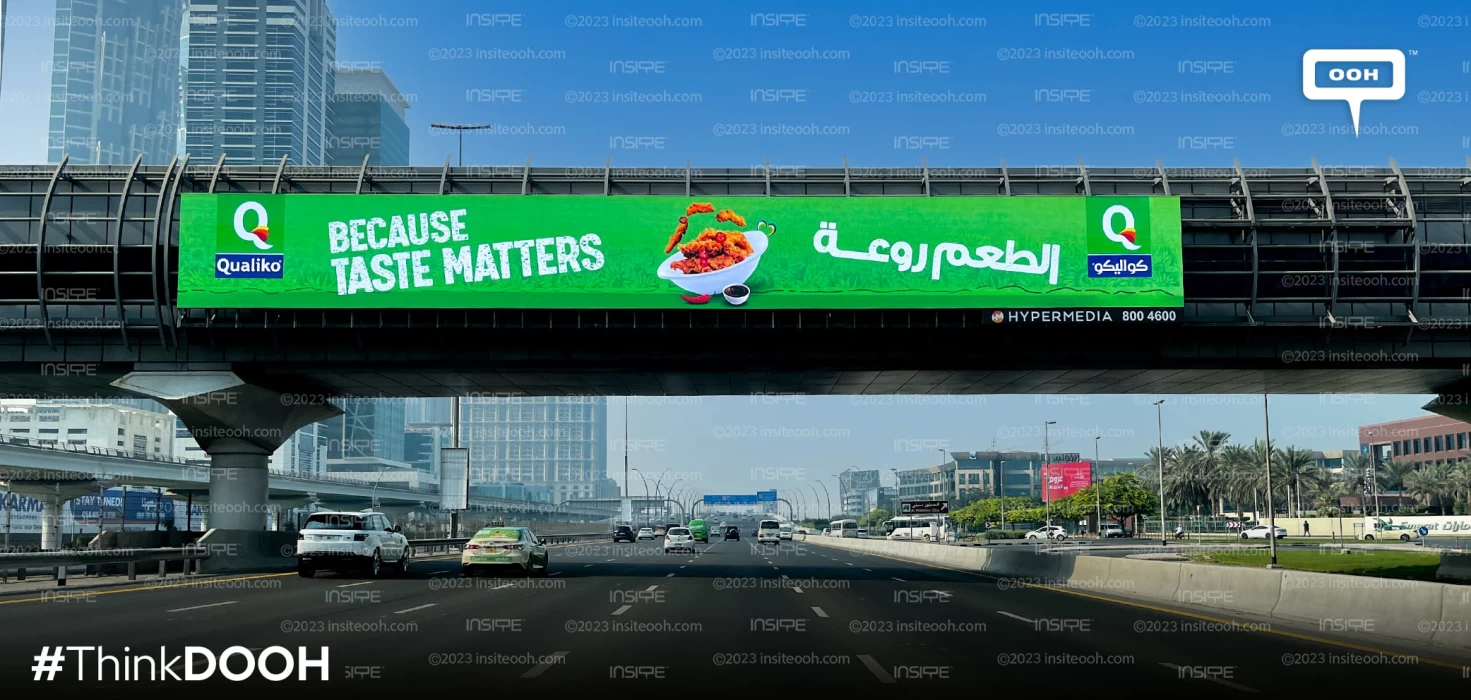 From Europe to Dubai, Qualiko's Digital OOH Campaign Debut Sparks Culinary Buzz