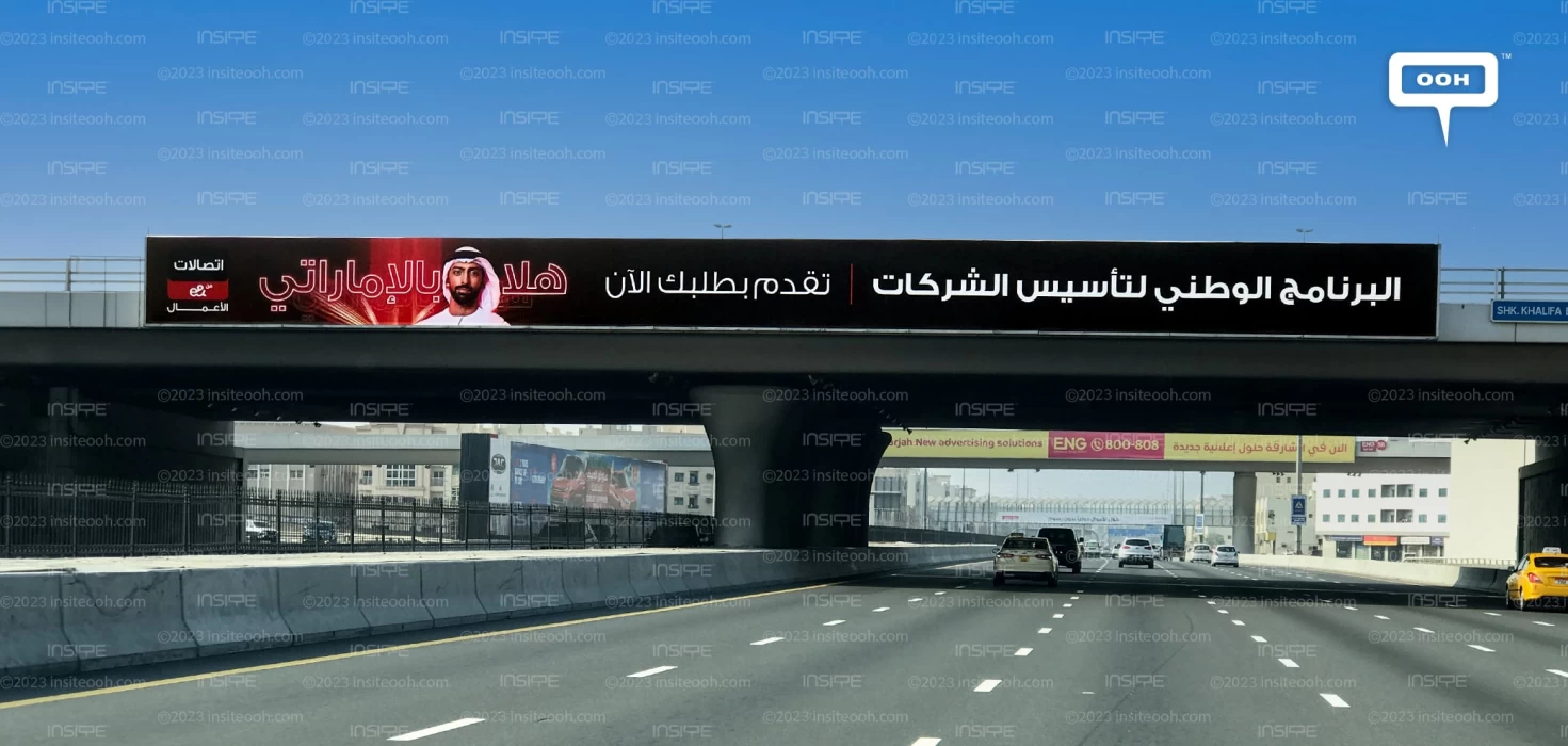 Etisalat by e& National Entrepreneurship Program Shines Across UAE OOH Billboards