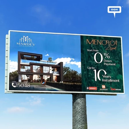Billboards Encourage Home Seekers to Choose Menorca Zayed by Mardev Developments