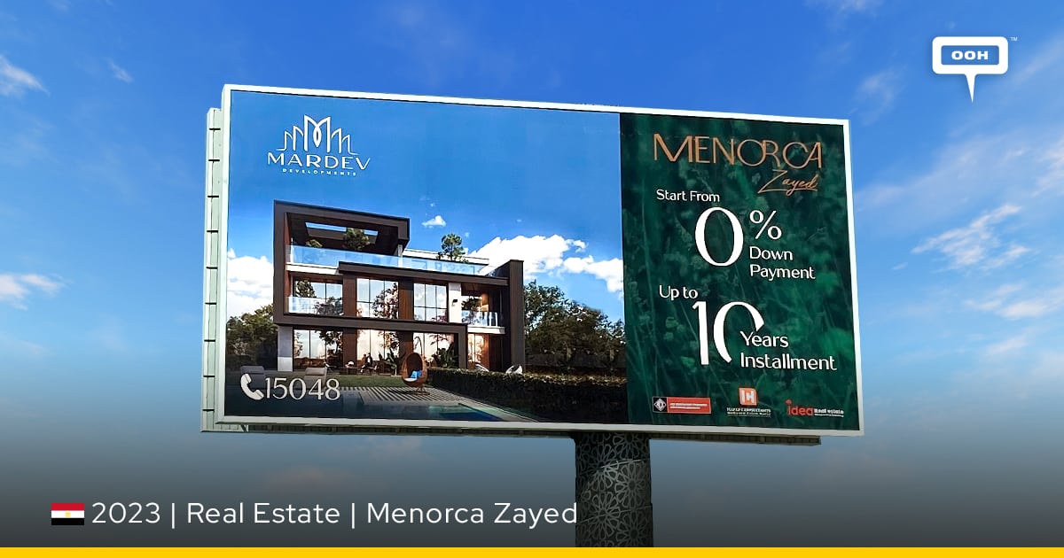 Billboards Encourage Home Seekers to Choose Menorca Zayed by Mardev ...