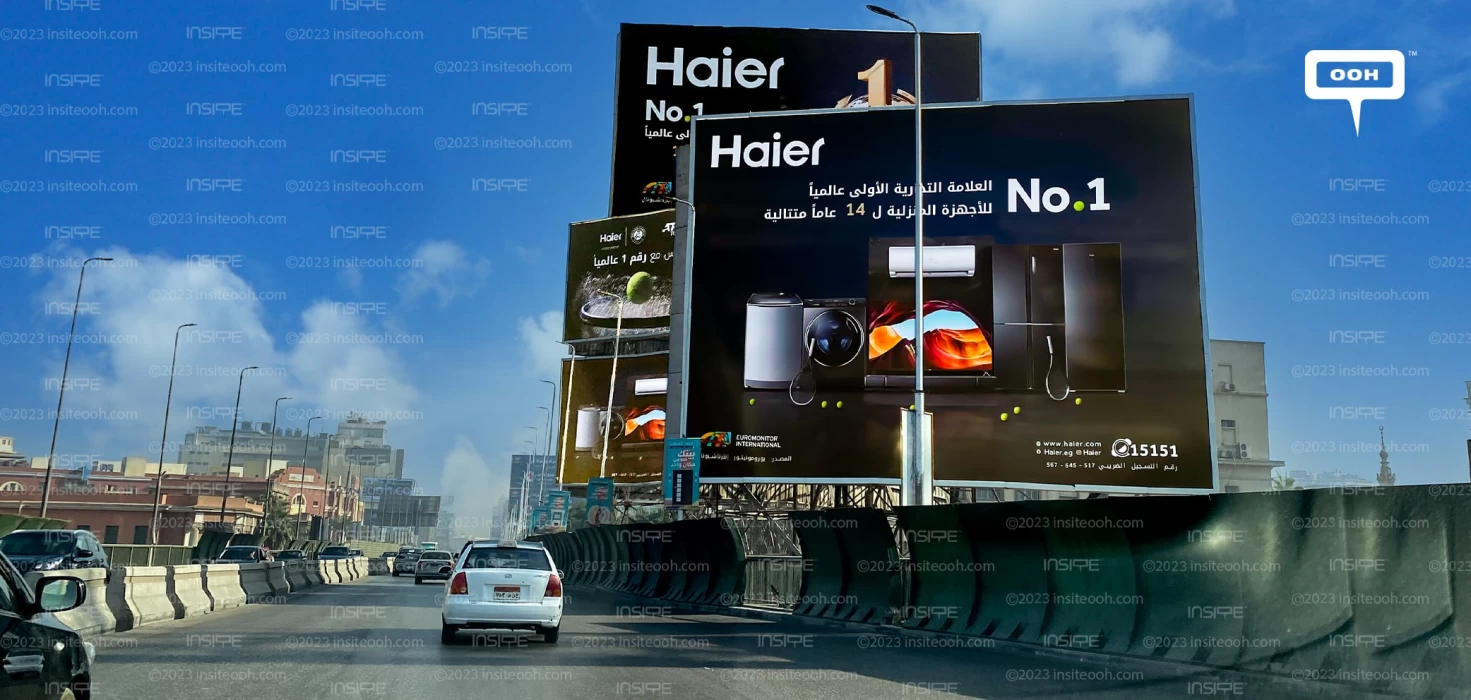 No.1 For 14 Consecutive Years! Haier Gloats on Cairo's Out-of-Home Platforms