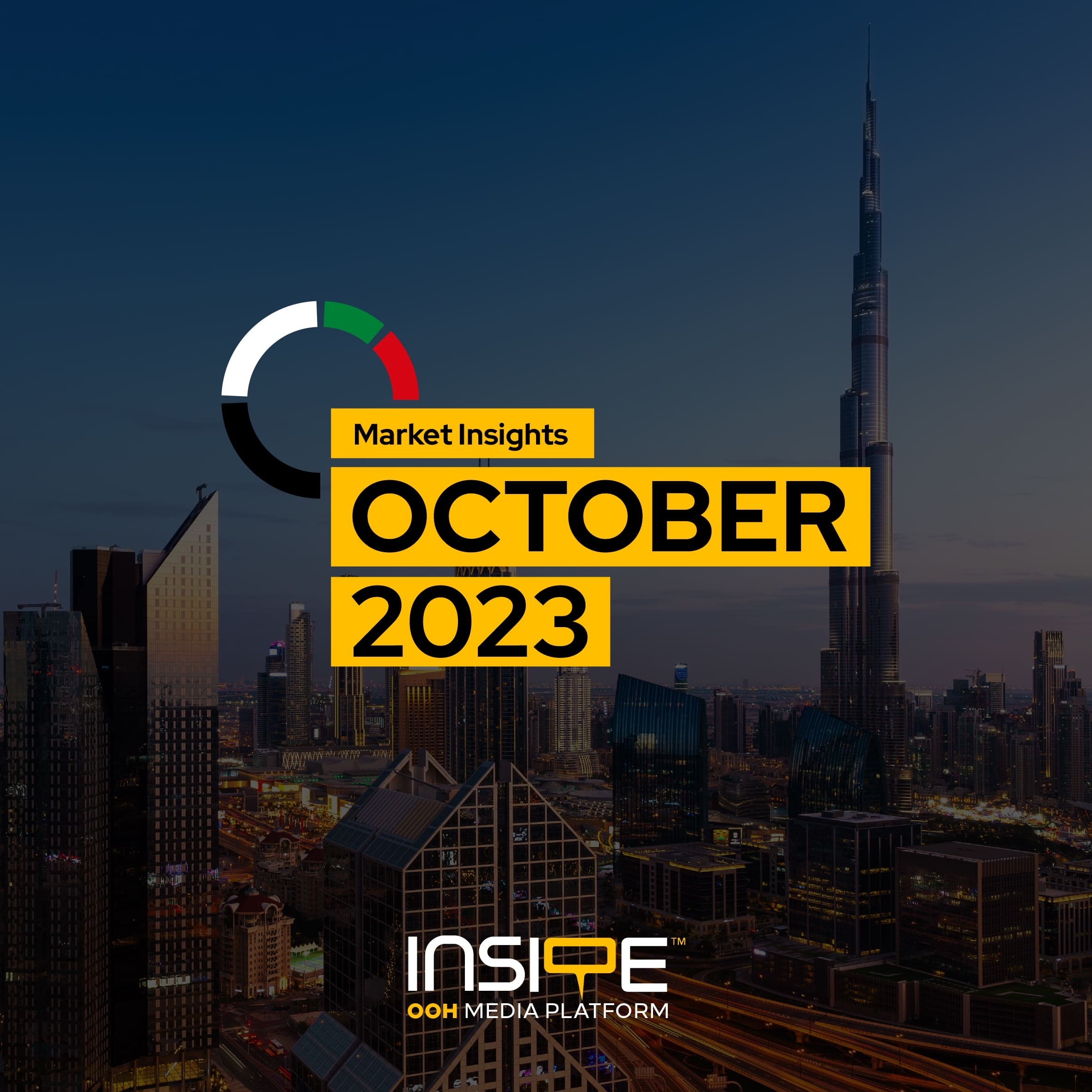 October 2023 UAE OOH Market Insights: Fashion Wear Surges to the Top, Real Estate and Entertainment Follow Suit