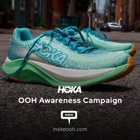 HOKA’s MACH X Racing Shoe, Accentuates on Dubai Out-of-Home Billboards