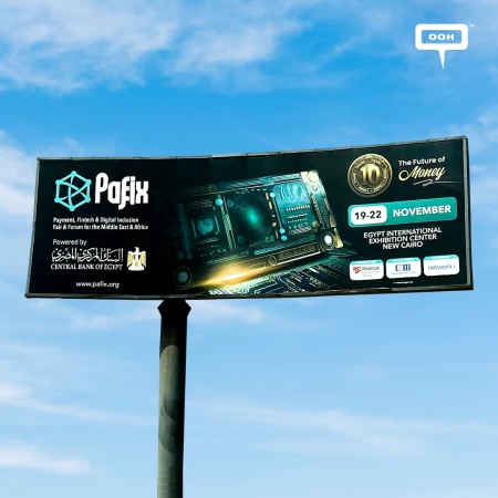 Pafix, Where Future of Money Planned! OOH Billboards to Announce the Exhibition