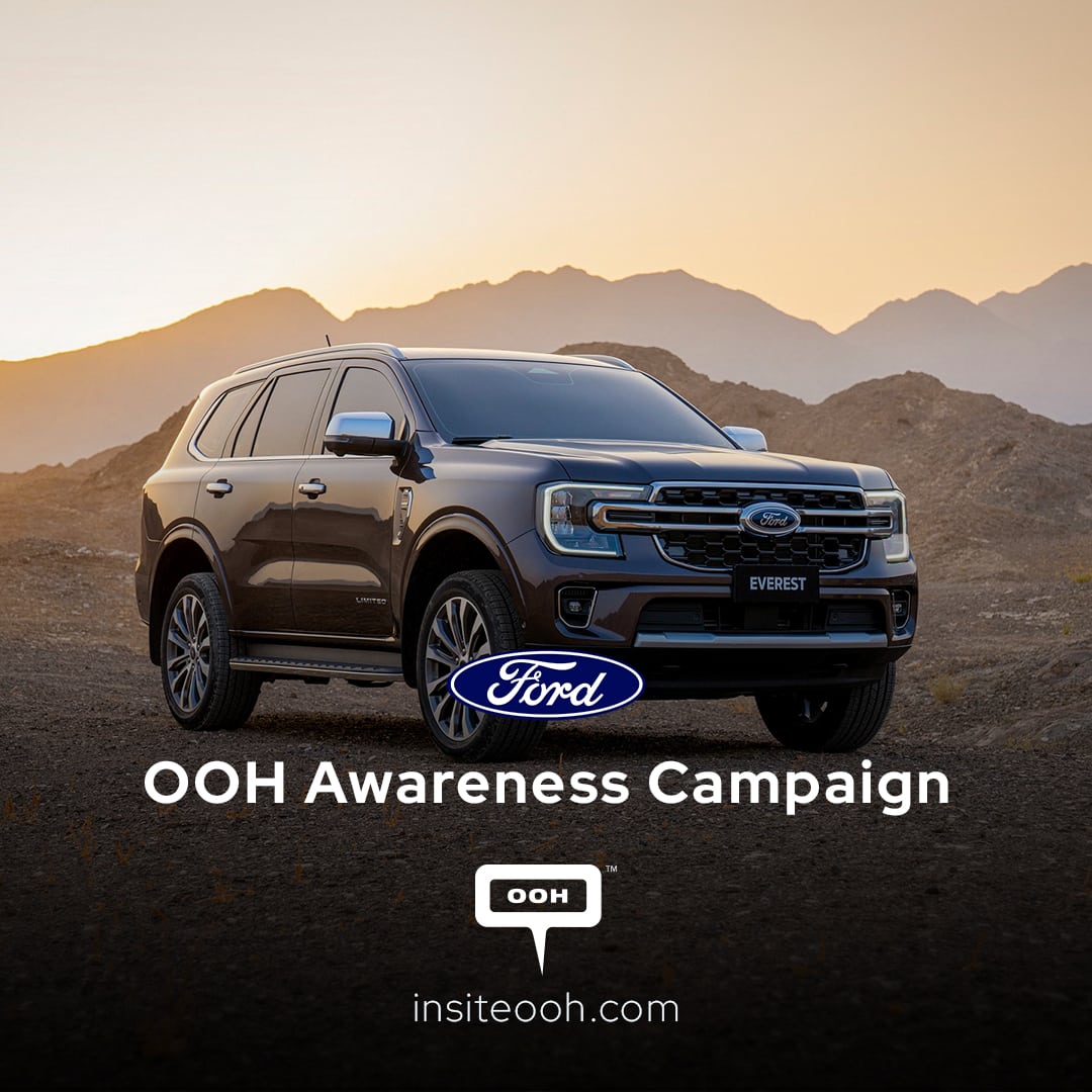 Conquer Terrain: Ford Everest Invites UAE to Life's Adventures on OOH Billboards