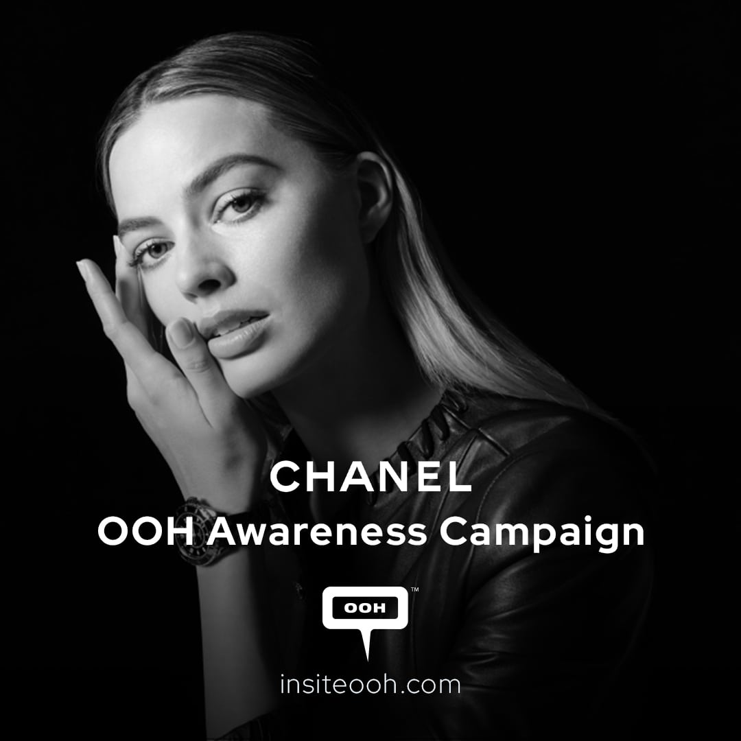Enduring Allure Margot Robbie Radiates Chanel's J12 on Dubai’s Outdoor Media
