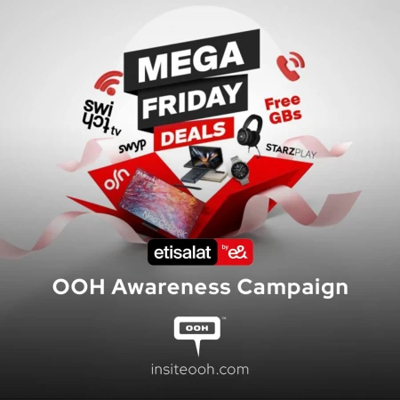 Mega Friday Sale by etisalat by e& Appears on UAE's Digital Screens