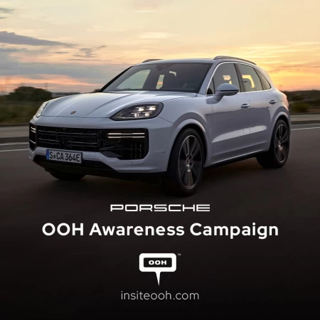 Porsche Cayenne is Here for a Long-Term Relationship! OOH to Bond with Audience