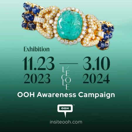 L'école, School of Jewelry Arts Has its Digital OOH in the UAE