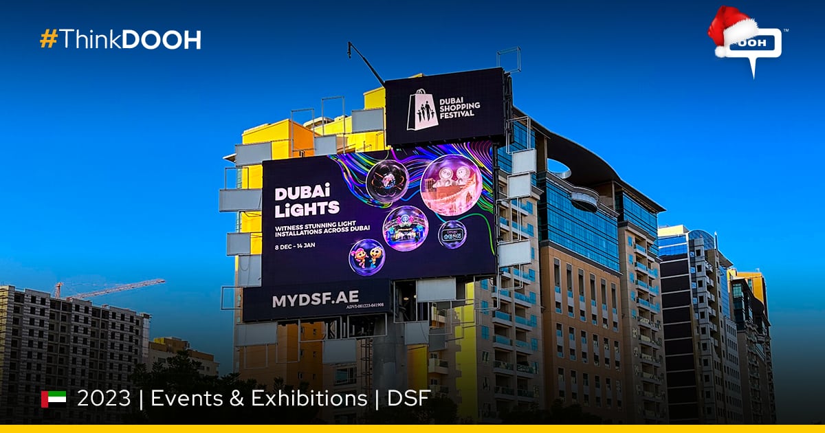 You, Dubai Lights at DSF; It’s a Date! A Digital OOH Campaign Confirms